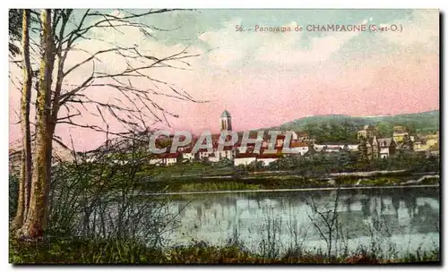Cartes postales Panorama de Champagne