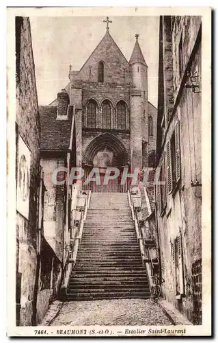 Cartes postales Beaumont Esealier Saint Laurent