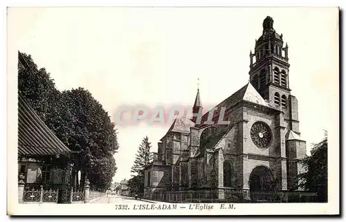 Cartes postales L'Isle Adam L'Eglise