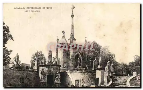 Ansichtskarte AK Calvaire De Notre Dame De Pitie Les Fontaines