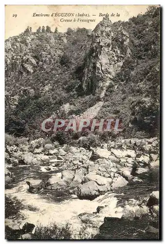 Cartes postales Environs d'Eguzon Bords De La Creuse A Fressignes