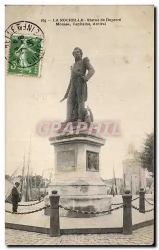 Cartes postales La Rochelle Statue De Duperre Mousee Capitaine Amiral