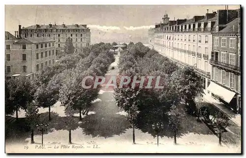 Cartes postales Pau La Place Royaie