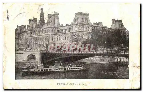 Ansichtskarte AK Paris Hotel De Ville Peniche