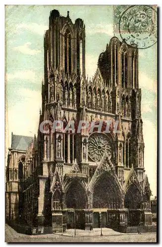 Cartes postales Reims Cathedrale