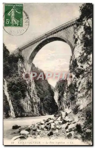 Ansichtskarte AK Saint Sauveur Le Pont Napoleon