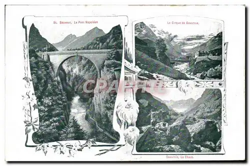 Cartes postales Sauveur Le Pont Napoleon Le Cirque et Gavarnie