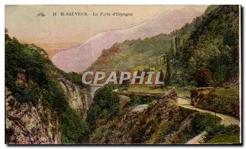 Cartes postales St Sauveur La Porte d&#39Espagne