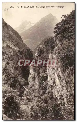 Cartes postales St Sauveur la Gorge pres Porte d&#39Espagne