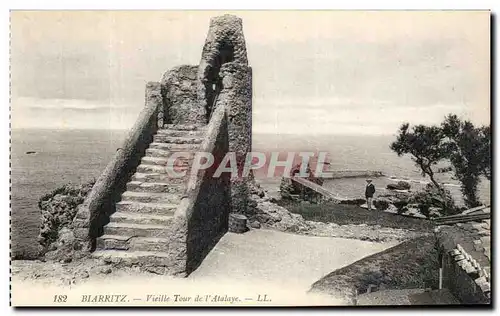 Ansichtskarte AK Biarritz Vieille Tour de l&#39Atalaye