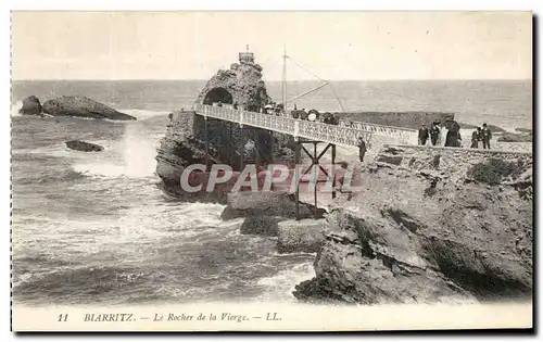 Cartes postales Biarritz Le Rocher de la Vierge