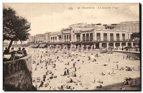 Cartes postales Biarritz La Grande Plage