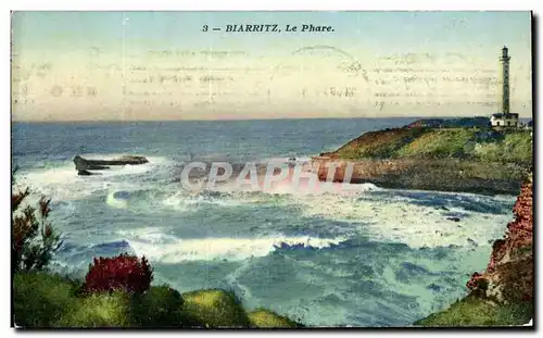 Cartes postales Biarritz Le Phare