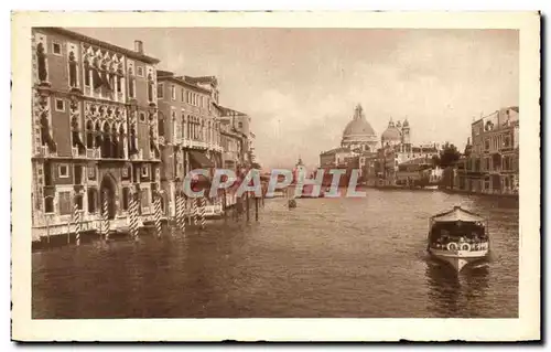 Ansichtskarte AK Italie Venezia Canal Grande Palazzo Franchetti