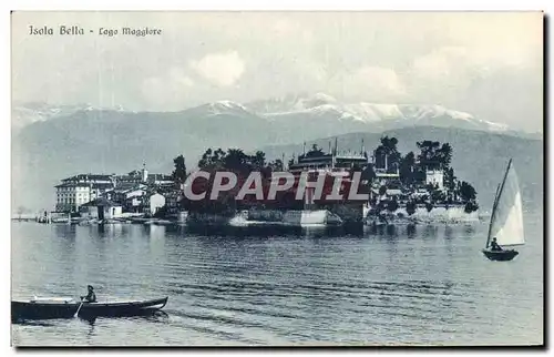 Cartes postales Italie isola Bella lago Maggiore