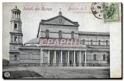 Ansichtskarte AK Italie Roma Basilica di S Paolo