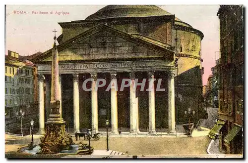 Ansichtskarte AK Italie Roma Pantheon di Agrippa