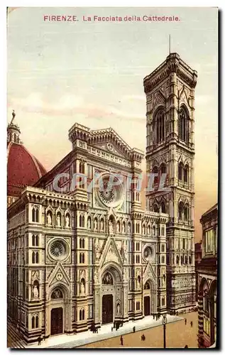 Ansichtskarte AK Italie Firenze La Facciata della Cattedrale