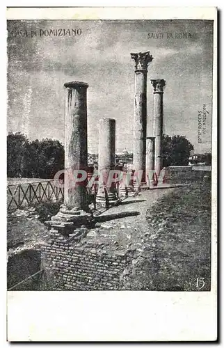 Ansichtskarte AK Italie Casa di domiziano Santa da Roma