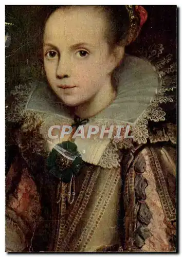 Moderne Karte C de Vos Portrait de fillette Musee Mayer Van den Bergh Anvers