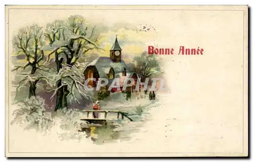 Cartes postales Fantaisie Bonne annee