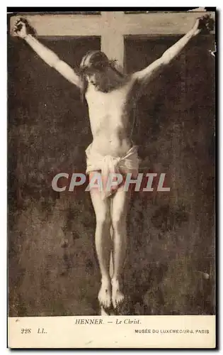 Cartes postales Henner Le christ Musee du Luxembourg Paris