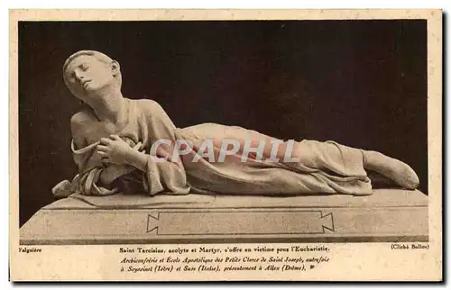 Cartes postales Fantaisie Saint Tarcisius acolyte et martyr