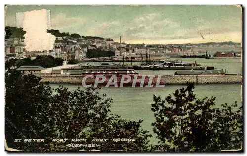 Cartes postales St Peter Port from Fort George Guernsey