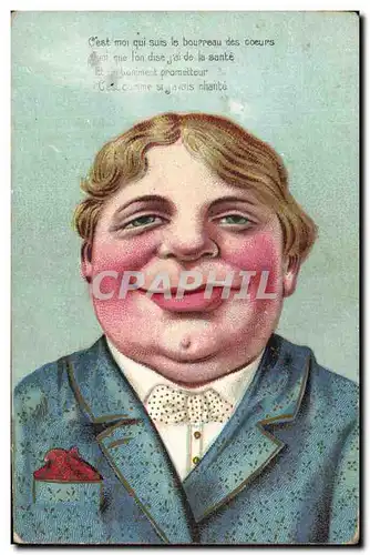 Cartes postales Fantaisie Homme Le bourreau des coeurs