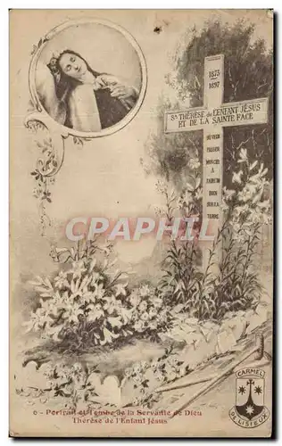 Cartes postales Fantaisie Therese de l'enfant Jesus