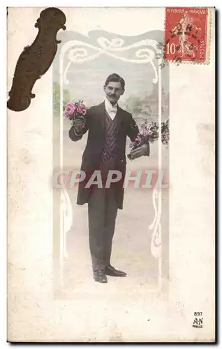 Cartes postales Fantaisie Homme