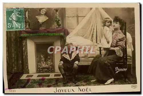 Cartes postales Fantaisie Femme et enfants Joyeux Noel