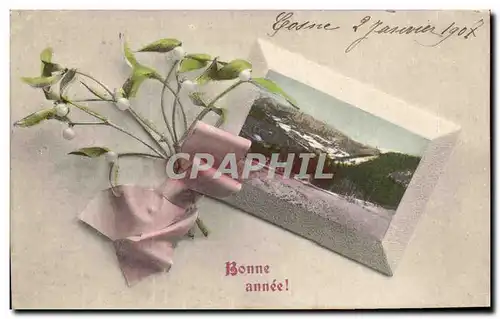 Cartes postales Fantaisie Paysage Voeux