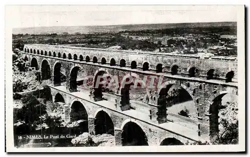 Cartes postales Nimes Le Pont du Gard