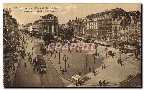 Cartes postales Bruxelles Place de Brouckere