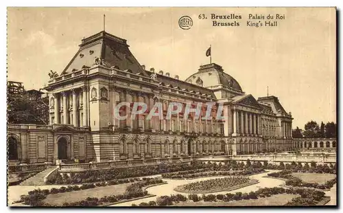 Cartes postales Bruxelles Palais du Roi