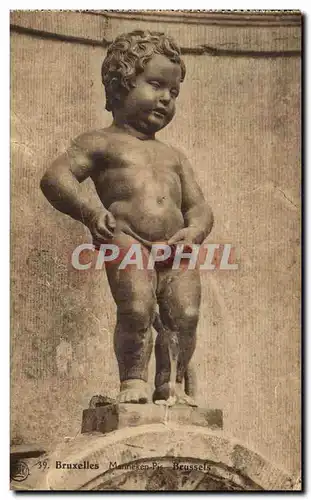 Cartes postales Bruxelles Manneken Pis