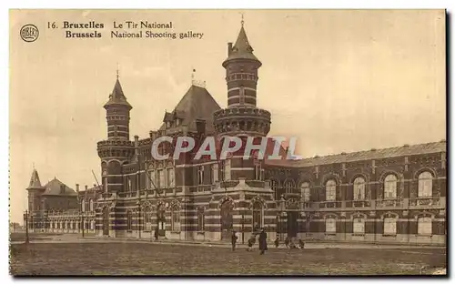 Cartes postales Bruxelles Le Tir National National