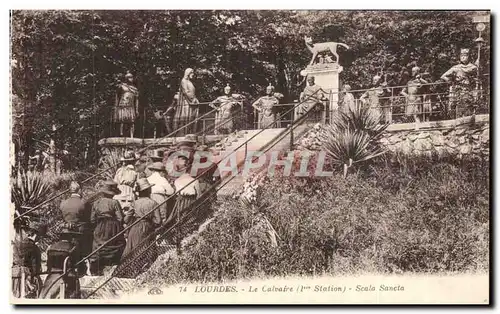 Cartes postales Lourdes Le Calvaire Scala Sancta