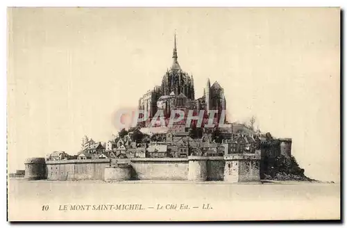 Cartes postales Le Mont Saint Michel Le Cote Est