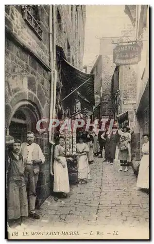 Cartes postales Le Mont Saint Michel La Rue