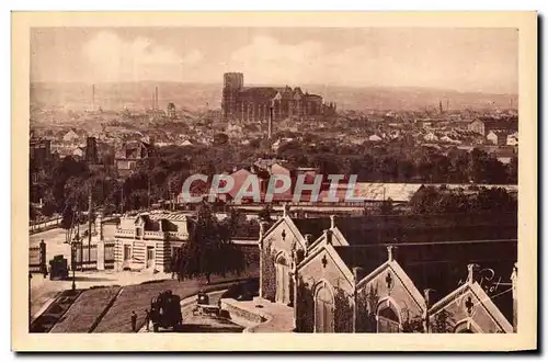 Ansichtskarte AK Reims Vue Generale prise des Caves Pommery