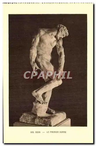 Cartes postales Rodin Le Premier Homme