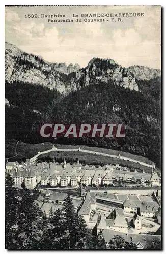 Cartes postales Dauphine La Grande Chartreuse Panorama Du Couvent