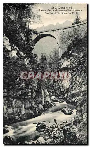 Cartes postales Dauphine Route De La Grande Chartreuse Le Pont St Bruno