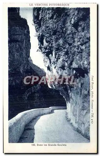 Ansichtskarte AK Le Vercors Pittoresque Route Des Grands Goulets Et Cascade De La Vernaison