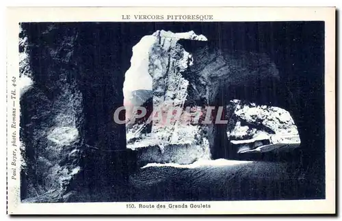 Cartes postales Le Vercors Pittoresque Route Des Grands Goulets