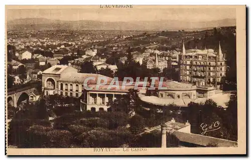 Cartes postales L&#39auvergne Royat Le Casino