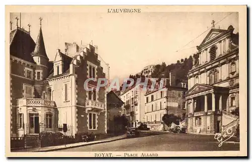 Cartes postales L&#39auvergne Royat Place Allard