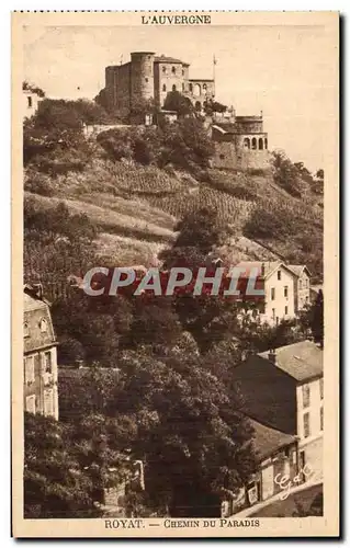 Cartes postales L&#39auvergne Royat chemin Du Paradis